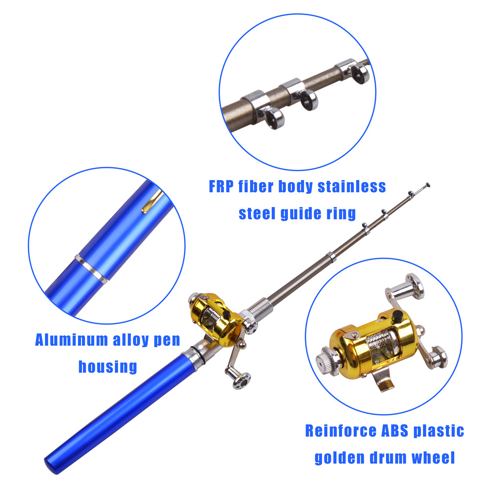 Mini ice fishing rod Combo wit - Fishing Equipment Shop 评论和价格