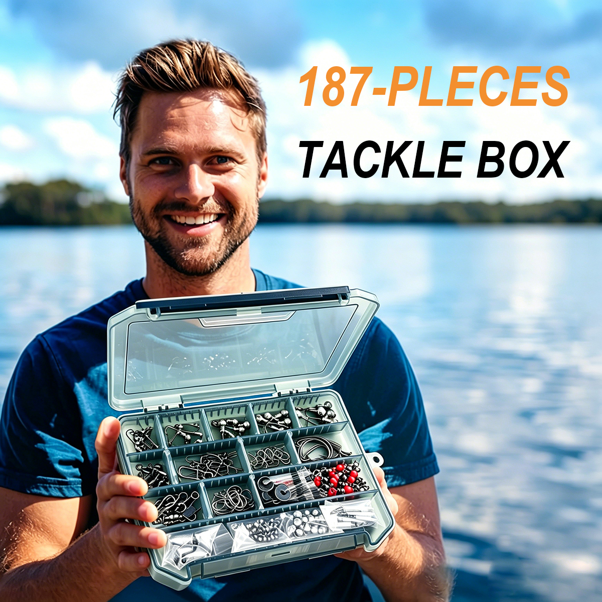 187pcs Fishing Accessories Kit - Fishing Equipment Organizer 评论和价格
