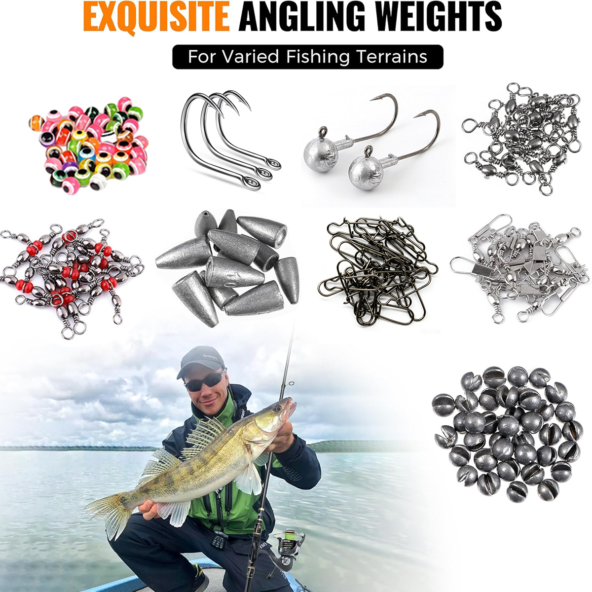187pcs Fishing Accessories Kit - Fishing Equipment Organizer 评论和价格